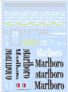 67713整版胶1/700华盛顿航空母舰1/10法拉利FERRARI F2004 F1模型