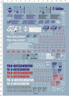 gundam 8B16 decal2 四号机gd水贴 Ver.2 64421
