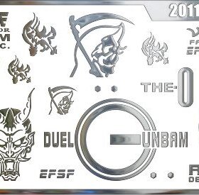 2011  HG RX-78 GP03S 金属贴纸 尺寸：93x35mm1