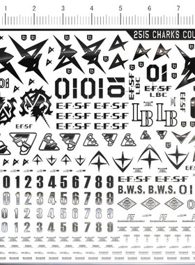 2515  Char's Counter Attack 逆袭的夏亚联邦军MSgd金属贴