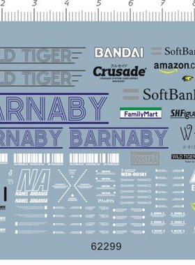 62299-4003 整版胶 HG delta plus 混搭版人形及gd水贴现货