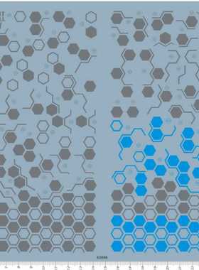 63898-A41229 HG MECHANICORE MAS-15 六角形蜂窝迷彩gd水贴纸