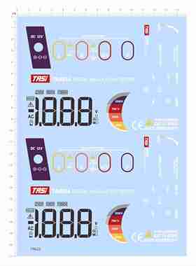 79622 兆欧表 环境表 模型水贴 250v 500v 1000v power 2403定做