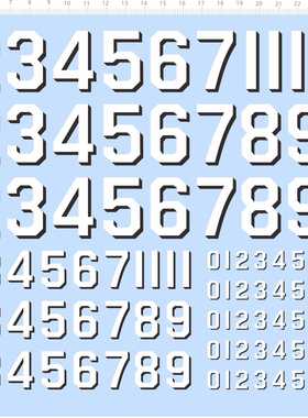 73174整版胶 1/150 1/200 1/400 056护卫舰舷号比例模型水贴纸