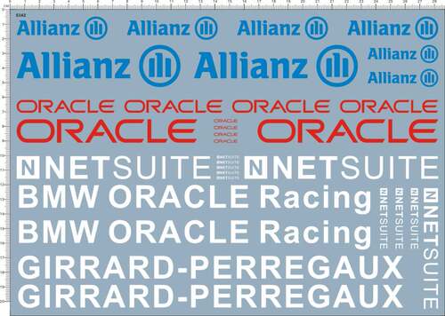 5342-A41735 m3m4 allianz oracle m3m4汽车商船只水尺水贴1