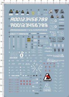 5986-  MG MSN-001 Delta Plus A1 德尔塔普拉斯百式水贴现货