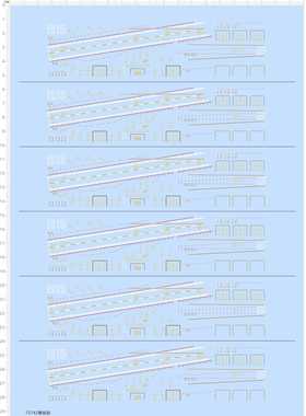 72742 003型航母 舷号18福建舰整版胶 船务 水尺航空母舰模型水贴