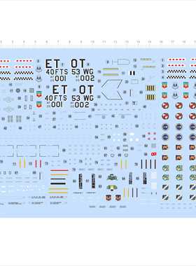 82131比例模型飞机水贴 1/72 F-15EX EAGLE F15EX独立胶位2404
