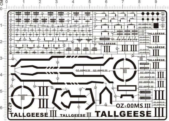 4727杜鲁基斯HG Tallgeese III 3多鲁基斯说明书gd金属贴 现货
