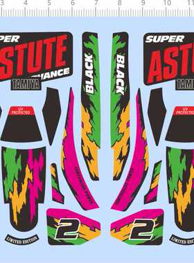 68318整版胶SUPER ASTUTE ADVANCE四驱车模型四驱车水贴纸定做