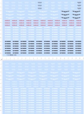 71055整版胶 MAGSEALED SLPWORKS 渔轮水贴 模型水贴