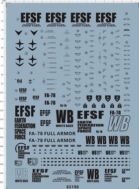62196-A7002 MG FA-78 Full Armor RX-78-2 全装甲雷霆宙域gd111