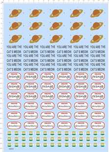 BANANA strawberry YOU ARE MEOW 69850整版 CAT FRUITS星球orange