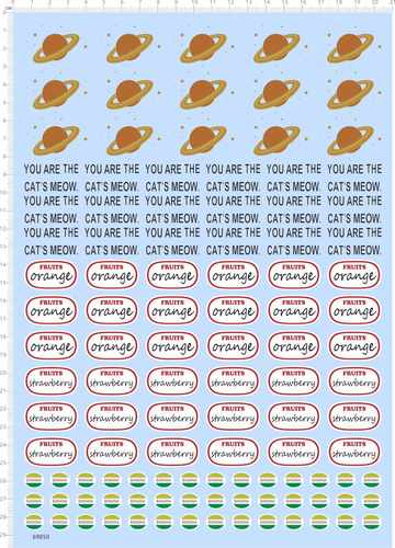 69850整版FRUITS星球orange strawberry BANANA YOU ARE CAT MEOW