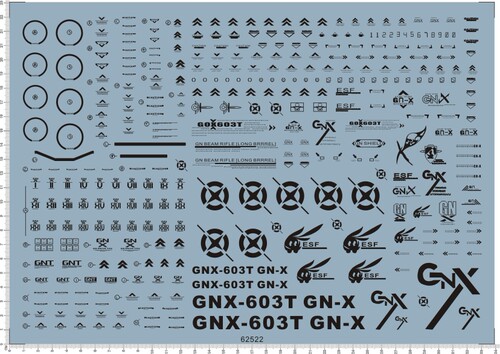 62522-B2102 PG GNX-603T GN-X 厄运式白虎星gd水贴111