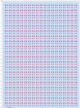 70556整版胶三角形危险警告通用警告金刚武神树脂模型补充水贴A4