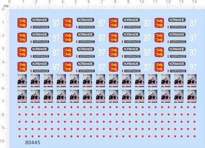 80445整版胶 1/72 苏联五星 FCM 2C tank模型水贴 现货