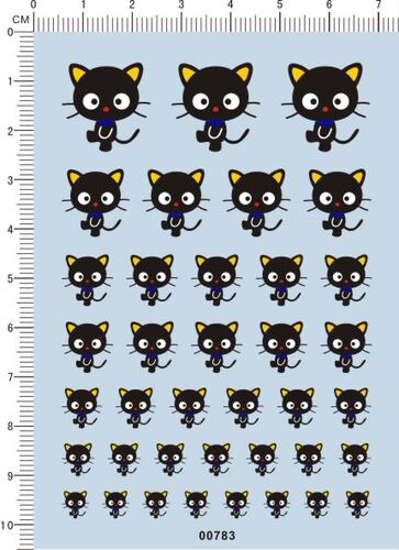 00783  -凯蒂猫-Chococat巧克力猫 模型车水贴纸