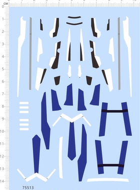 75513 ACKS MC-07 VFG VF-25G -1超时空要塞模型水贴定制打印2310