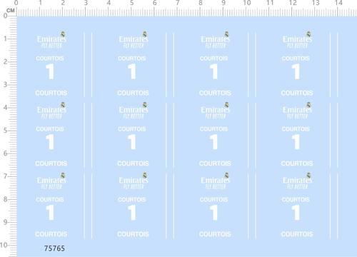 75765整版水贴 Emirates COURTOIS 1 模型水贴定制打印2310