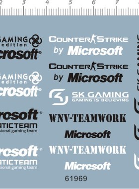 61969-A1603 quangaming fnaticteam wnv cs sk gaming 鼠标水贴1