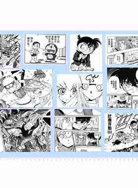 82505四驱兄弟火影柯南哆啦A梦模型水贴动漫绘画海报头盔涂装现货