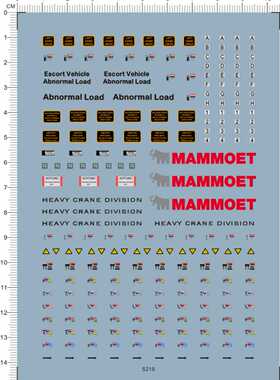5215-4E06 mammoet heavy crane division 大象起重机吊臂水贴1