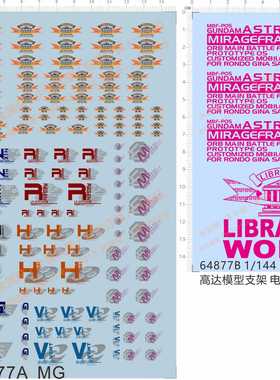 64877 mg regen hail vent nix tv版紫异端MBF-P05紫色迷惘gd水贴
