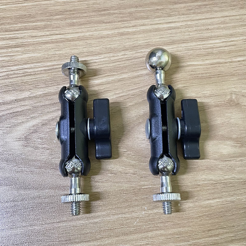 适用于手机直播替换支架17mm通用三脚架万向豌豆360云台转接头1/4