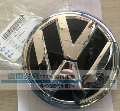 大众12-16-18新迈腾中网前标志车头鬼脸VW圆标改装正品专用原装