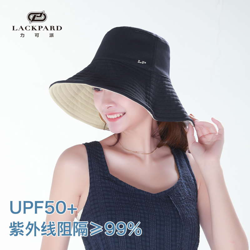 休闲渔夫帽子女士时尚双面戴盆帽