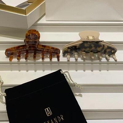 高定抓夹醋酸材质运费险发卡