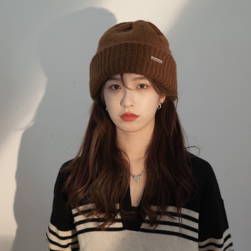 毛线帽街头女秋冬针织帽羊毛