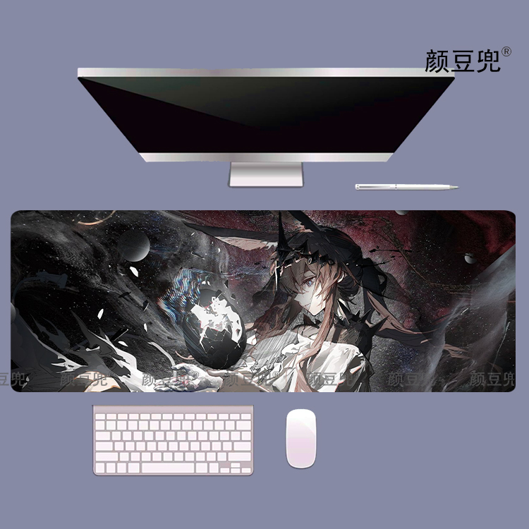 明日方舟 阿米娅大号电竞鼠标垫小号动漫周边鼠标垫二次元 可水洗