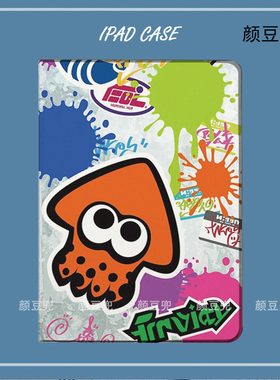 Splatoon喷射战士 ipad10.2适用air4/5 10.9保护套matepad pro12.9 Air3笔槽mini5/6小米56pro11荣耀V8华为M6