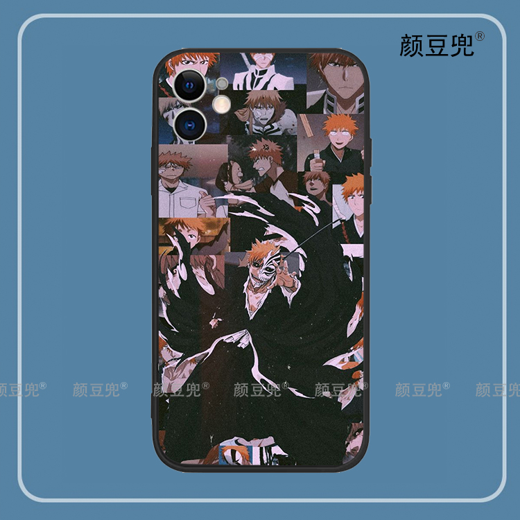 Bleach死神手机壳iPhone13适用12 Pro苹果11 XS MAXR黑崎一护红米