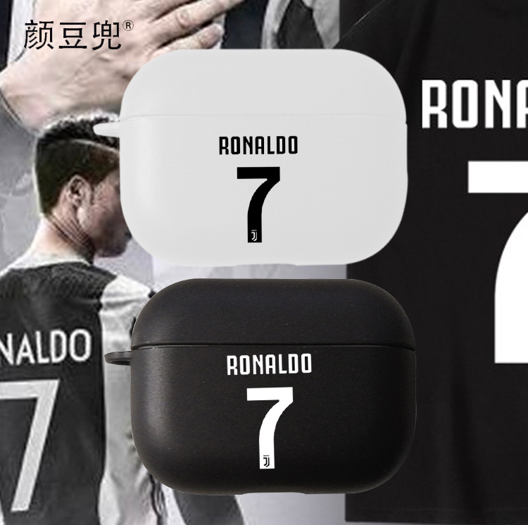 C罗CR7足球衣耳机套苹果airpods