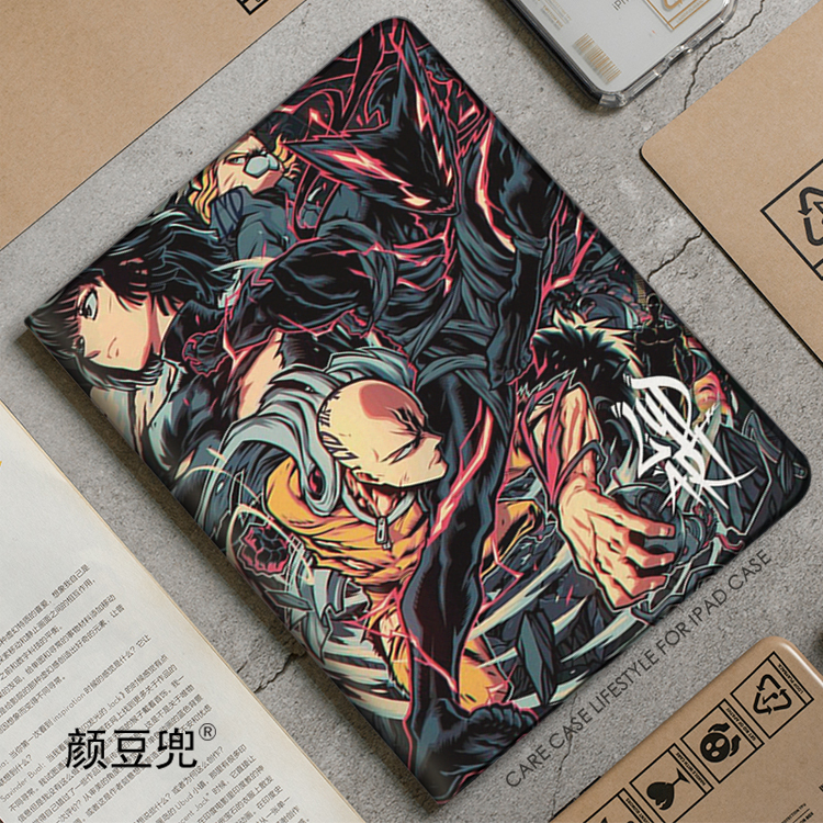 一拳超人动漫ipad10.2适用air34/5保护套pro11笔槽mini56小米5第十代10.9寸matepad10.8寸pro12.9荣耀V8pro壳