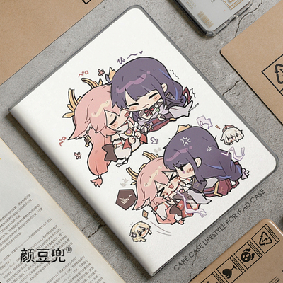 八重神子雷电将军 原神ipad10.2适用air4/5保护套matepad pro12.9笔槽mini56小米6/7旋转Air13华为Air12红米