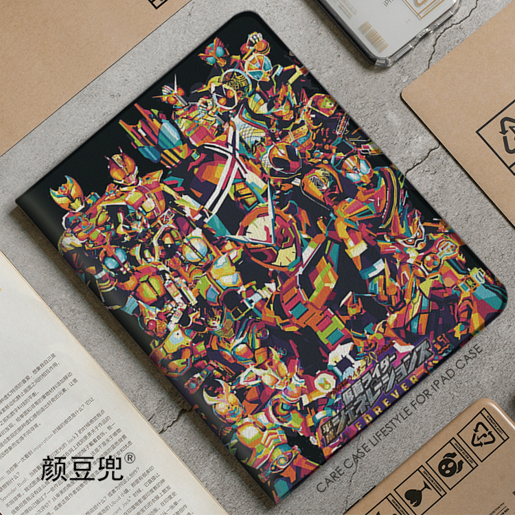 Zio假面骑士ipad10.2第8代air3/4保护套pro11平板9.7 mini5华为M6
