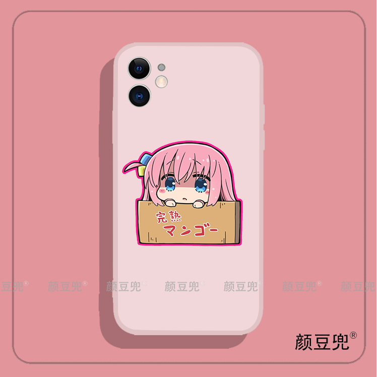 后藤一里 孤独摇滚12Pro手机壳8Plus适用iphone14pro max硅胶软iqoo11苹果13Pro动漫8红米K50一加9r华为P50壳