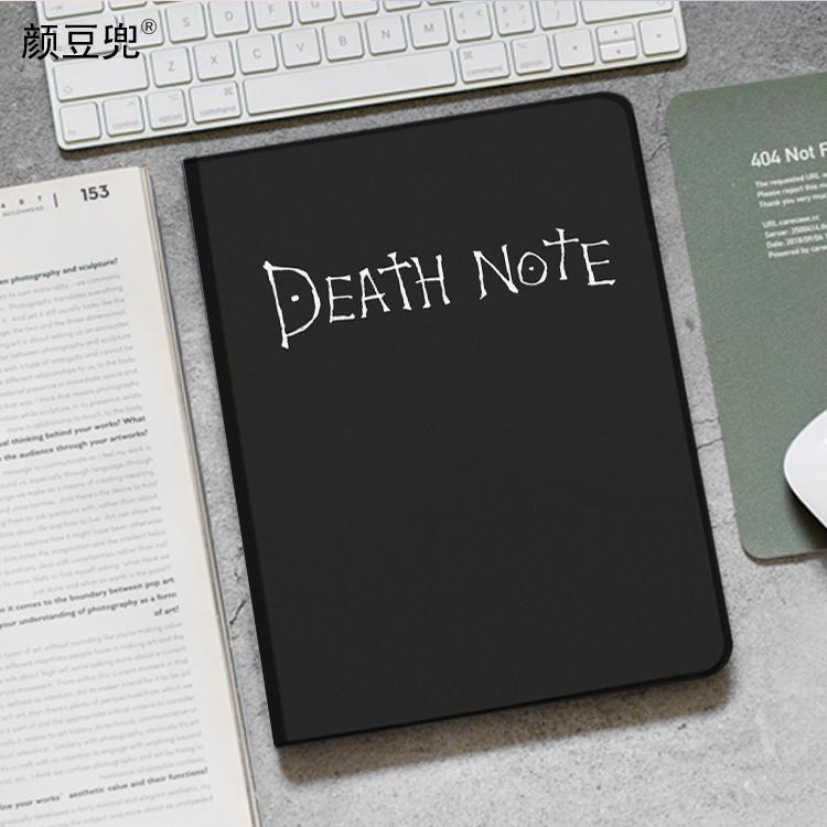 Death Note死亡笔记L同款 三星 S7 FE 12.4寸适用S7/S8 11寸S9 Plus保护套S6lite蚕丝纹 保护套T510/T515 A7