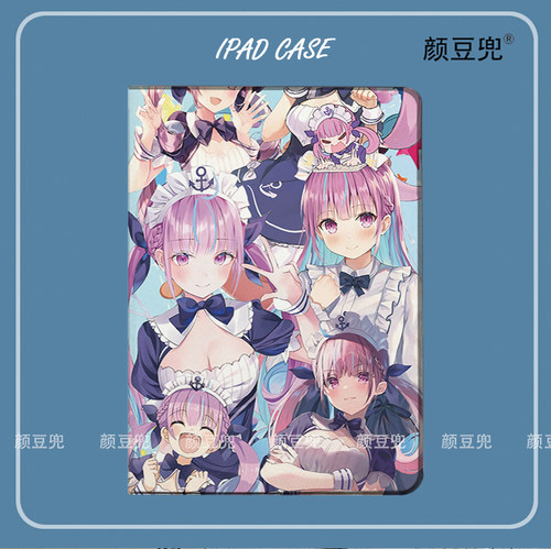 凑阿库娅hololive湊阿夸 ipad10.2适用air45第十代10.9保护套matepad pro12.9笔槽mini5/6小米5/6pro11荣耀V8