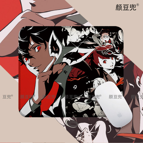 P5女神异闻录 周边办公电脑桌桌垫键盘鼠标垫 锁边鼠标垫硅胶防滑