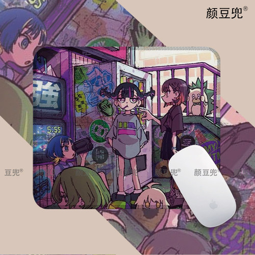 真夜中ZTMY深夜有多好鼠标垫 小号电竞锁边鼠标垫 硅胶防滑鼠标垫