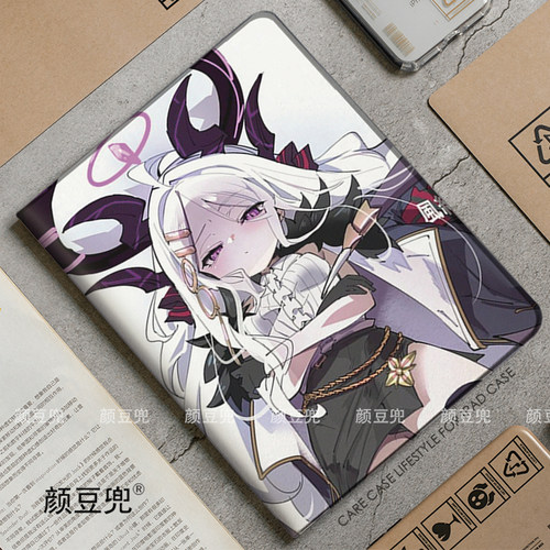 Hina碧蓝蔚蓝档案ipad10.2适用于air4/5 10.9保护套matepad pro12.9 Air3笔槽mini5/6小米5/6pro11华为M6荣耀