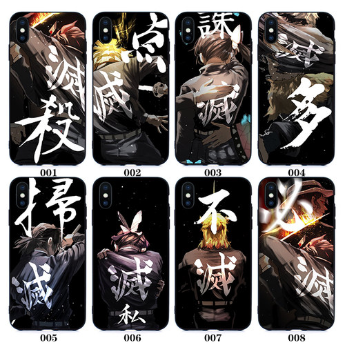 鬼灭之刃iphone11 Pro适用XR苹果XSMAX手机壳8p华为P40周边mate30