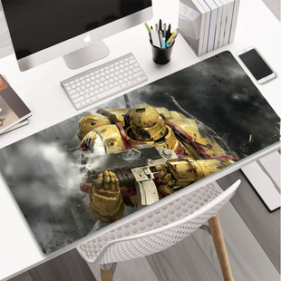 战锤40k战术兵动漫 鼠标垫 防滑锁边 学生办公室桌垫键盘垫可水洗