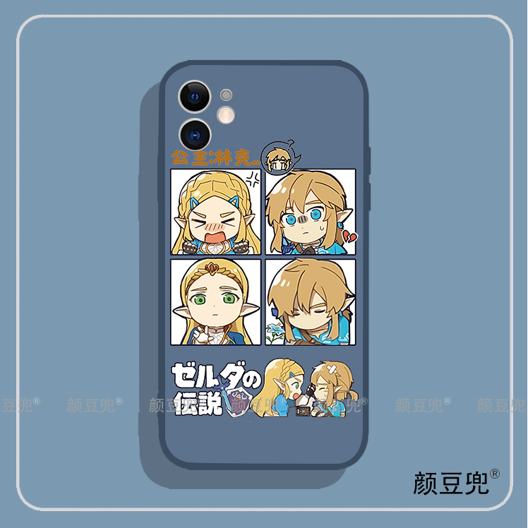 塞尔达传说王国之泪 周边荒野之息12Pro手机壳8Plu适用iphone14pro max动漫iqoo11苹果13Pro红米K50一加9硅胶