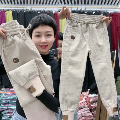 松紧腰洋气百搭长裤时尚显瘦